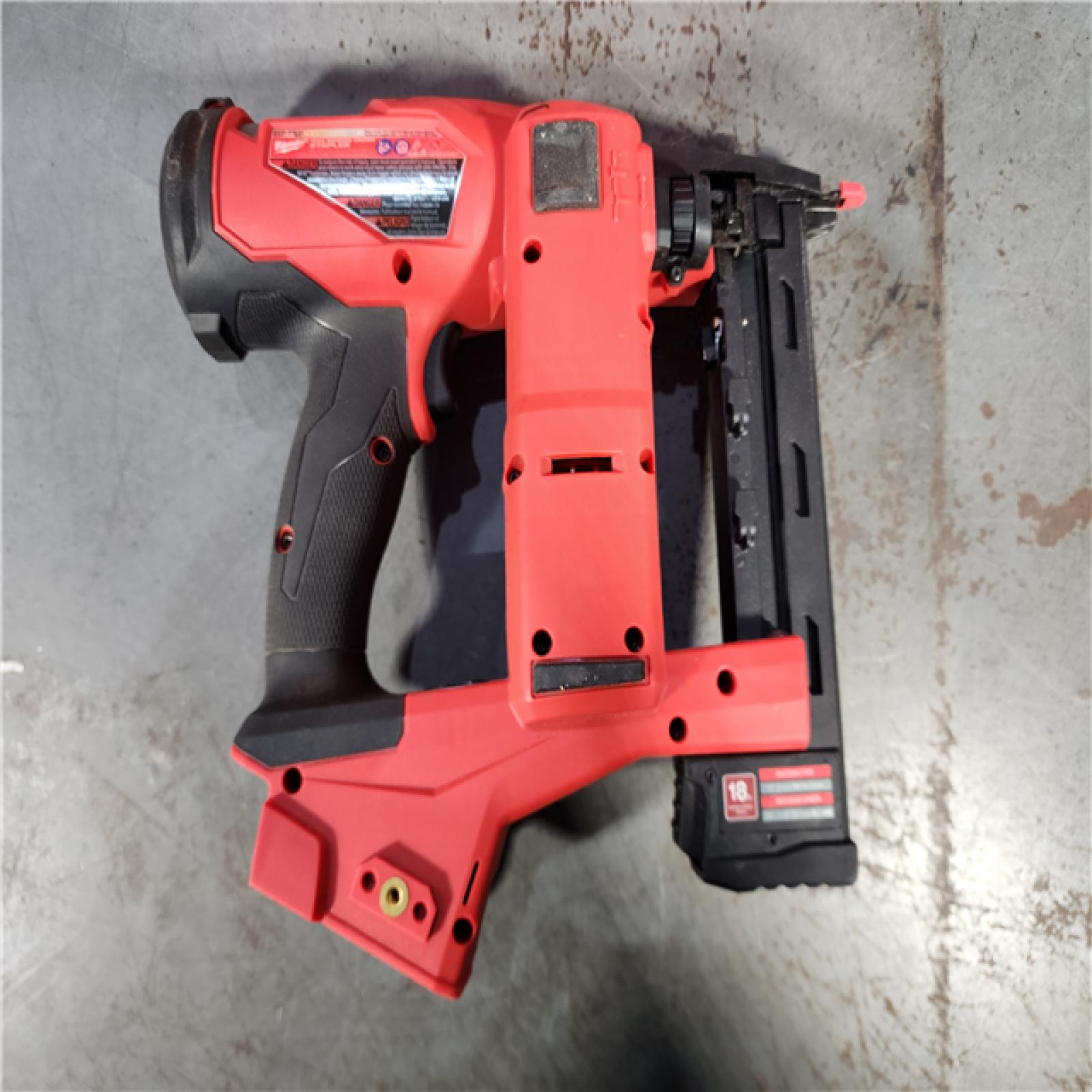 HOUSTON LOCATION - AS-IS (APPEARS LIKE NEW) M18 FUEL 18-Volt Lithium-Ion Brushless Cordless 18-Gauge 1/4 in. Narrow Crown Stapler (Tool-Only)