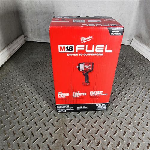 HOUSTON LOCATION - AS-IS (APPEARS LIKE NEW) Milwaukee M18 FUEL 18V Lithium-Ion Brushless Cordless 1/2 in. Impact Wrench with Friction Ring (Tool-Only)