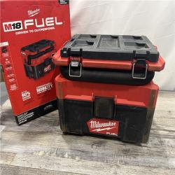 AS-IS MILWAUKEE M18 FUEL PACKOUT 18-Volt Lithium-Ion Cordless 2.5 Gal. Wet/Dry Vacuum (Vacuum-Only)