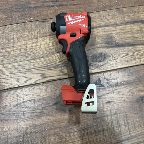 AS-IS Milwaukee 2953-20 18V Lithium-Ion Brushless Cordless 1/4   Hex Impact Driver Bare Tool  Red