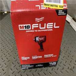 Houston location AS-IS MILWAUKEE M18 FUEL 18V Lithium-Ion Brushless Cordless 1/2 in. Impact Wrench with Friction Ring (Tool-Only)