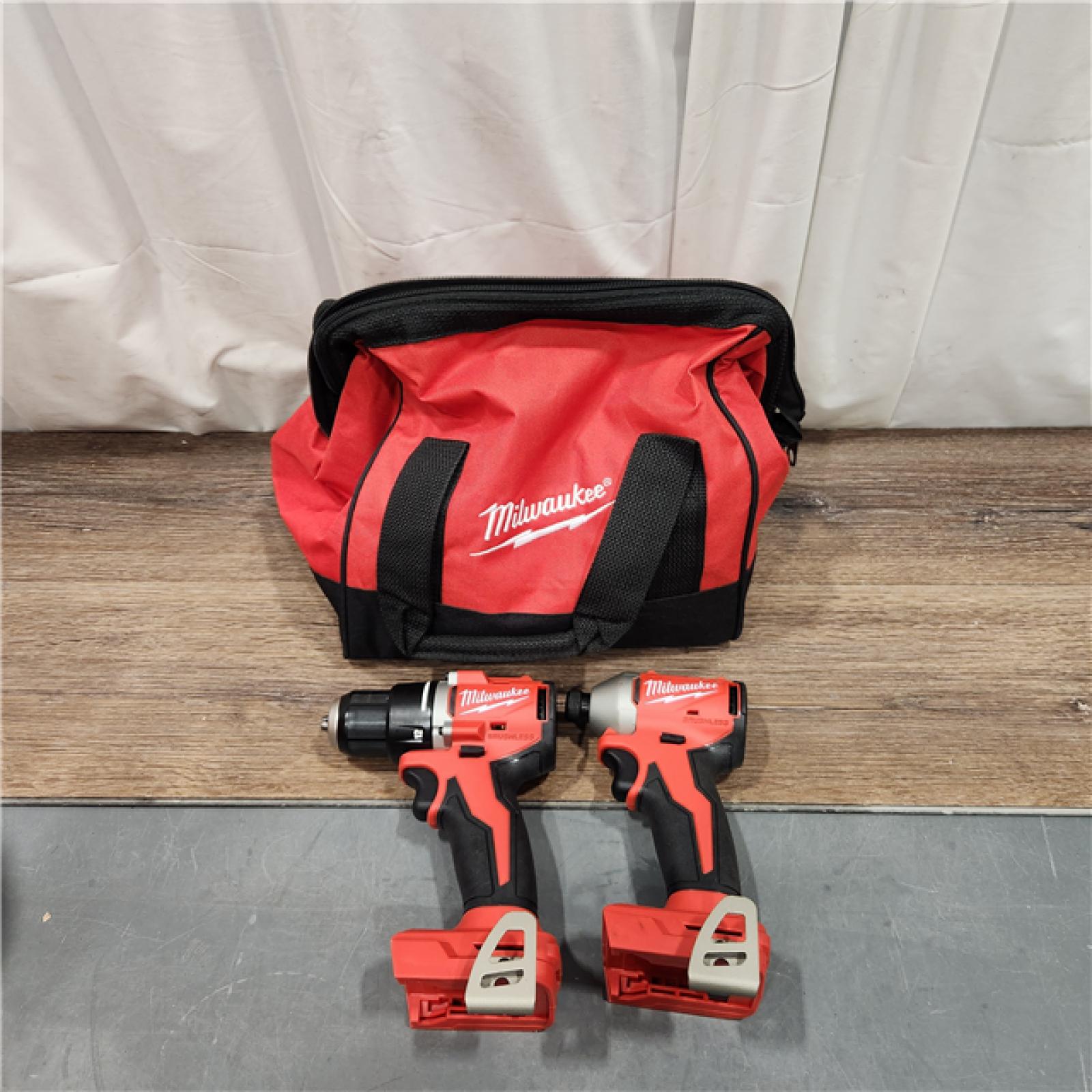 AS IS Milwaukee M18 Compact Brushless 2-Tool Combo Kit