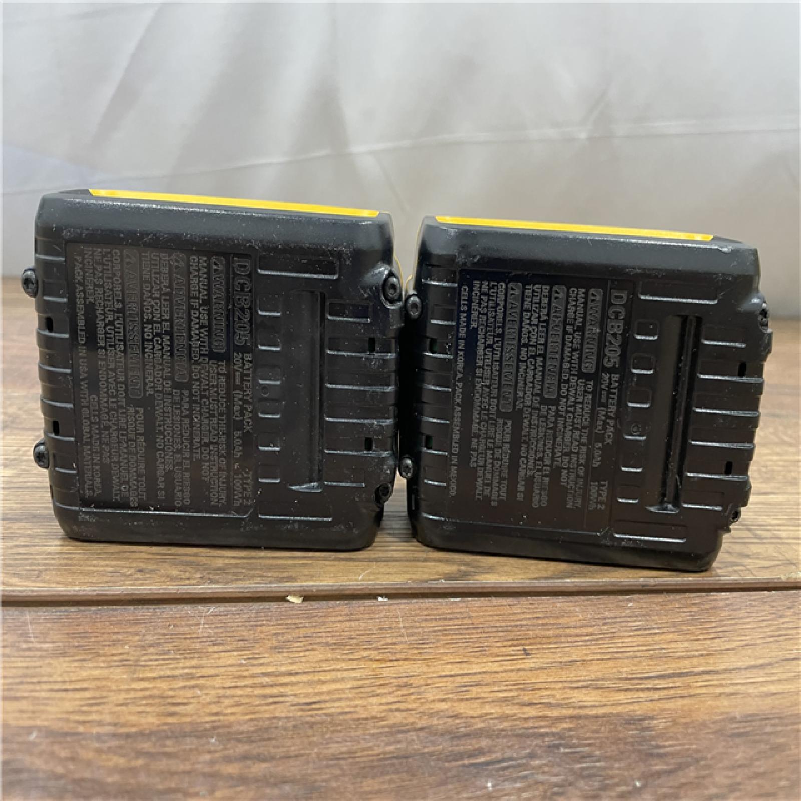 AS-IS Dewalt Premium Lithium-Ion 5.0Ah Battery (2-Pack)
