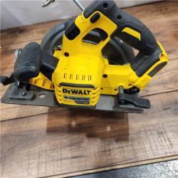 AS-IS FLEXVOLT 60V MAX Cordless Brushless 7-1/4 in. Wormdrive Style Circular Saw (Tool Only)