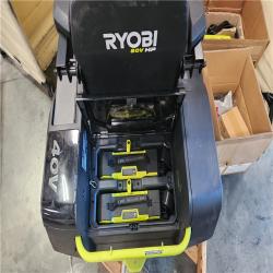 California AS-IS Ryobi 80V HP Brushless Battery Cordless Electric 30 in. Multi-Blade Mower with Battery and Charger