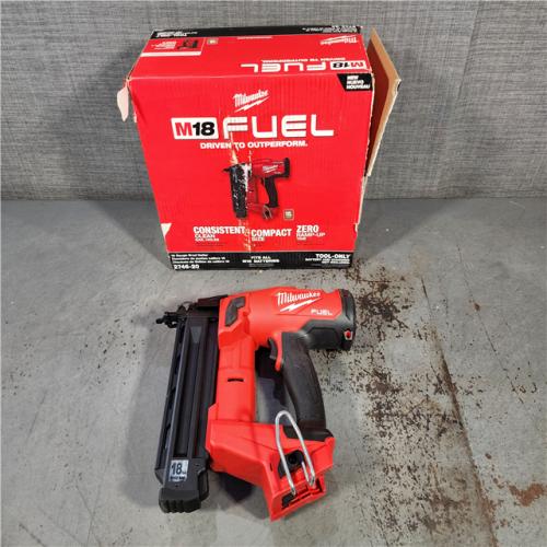 HOUSTON LOCATION - AS-IS (APPEARS LIKE NEW) Milwaukee M18 Fuel 18V Brushless 18-Gauge Brad Nailer 2746-20 (Bare Tool)