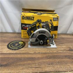 AS IS DEWALT FLEXVOLT 60V MAX Cordless Brushless 7-1/4 in. Wormdrive Style Circular Saw (Tool Only)