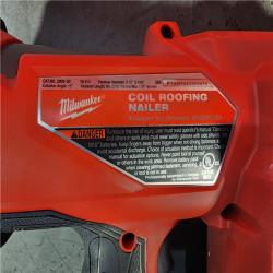 HOUSTON LOCATION - AS-IS M18 FUEL 18-Volt Lithium-Ion Brushless Cordless Coil Roofing Nailer (Tool Only)