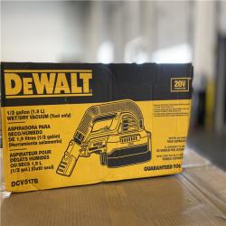 NEW! -  DEWALT 20V MAX Cordless 1/2 Gal. Wet/Dry Portable Vacuum (Tool Only)