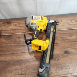 AS-IS DEWALT 20V MAX Cordless 21-Degree 3-1/4 Plastic Collated Framing Nailer Kit