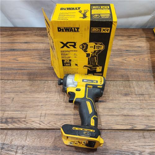 AS-IS DEWALT 20-Volt Maximum XR Cordless Brushless 1/4 in. 3-Speed Impact Driver (Tool-Only)