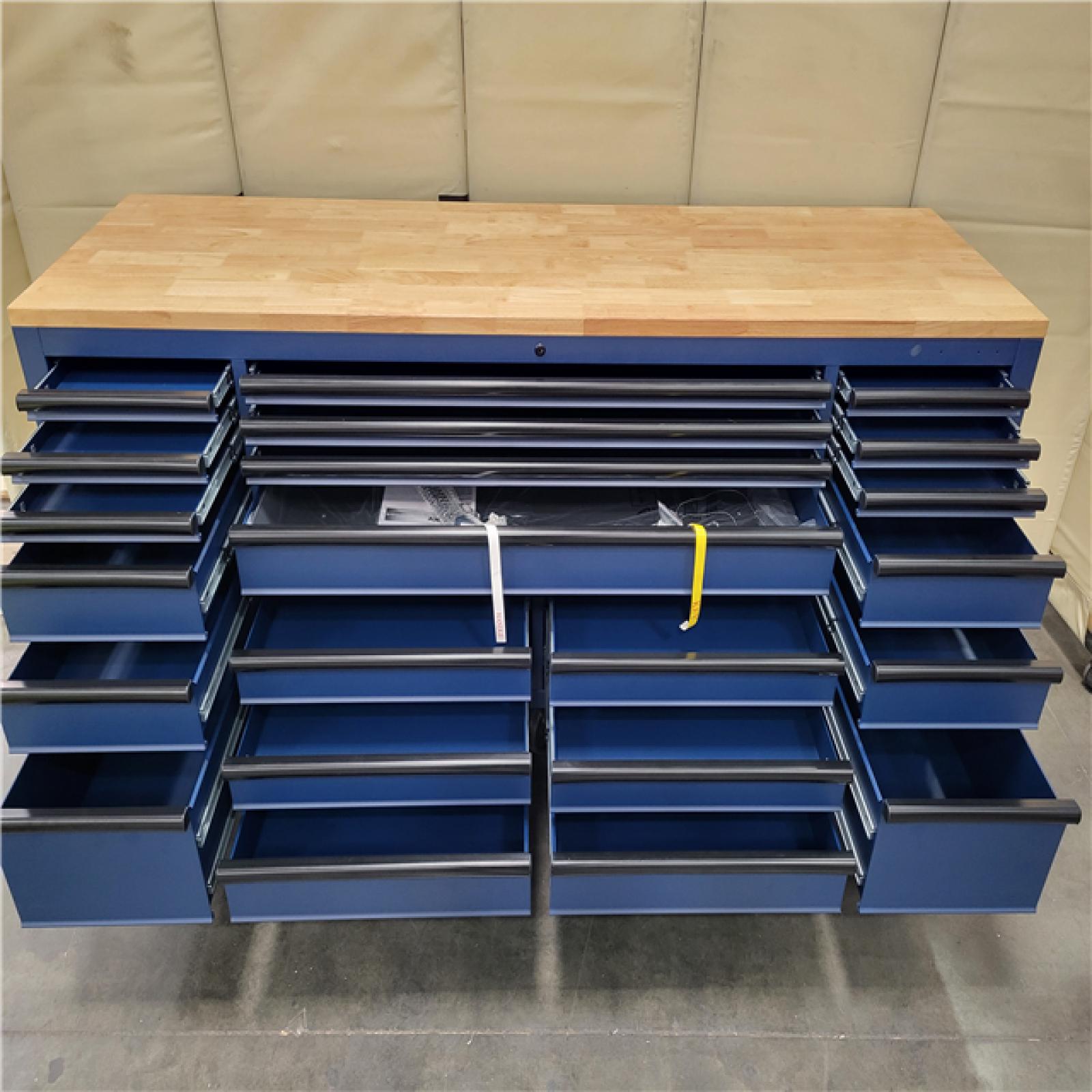 Husky 84in. 22-drawer mobile workbench