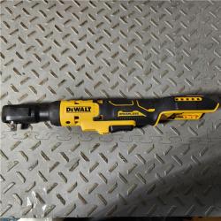 Houston Location AS-IS DEWALT 20-Volt Lithium-Ion Cordless 3/8 in. Ratchet Kit Appears IN GOOD Condition