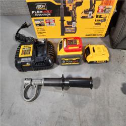 HOUSTON LOCATION - AS-IS (APPEARS LIKE NEW) DEWALT 20V MAX Cordless Brushless Hammer Drill/Driver 2 Tool Combo Kit with FLEXVOLT ADVANTAGE