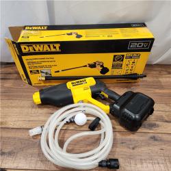 AS-IS DEWALT 20V MAX 550 PSI 1.0 GPM Cold Water Cordless Battery Power Cleaner with 4 Nozzles (Tool Only)