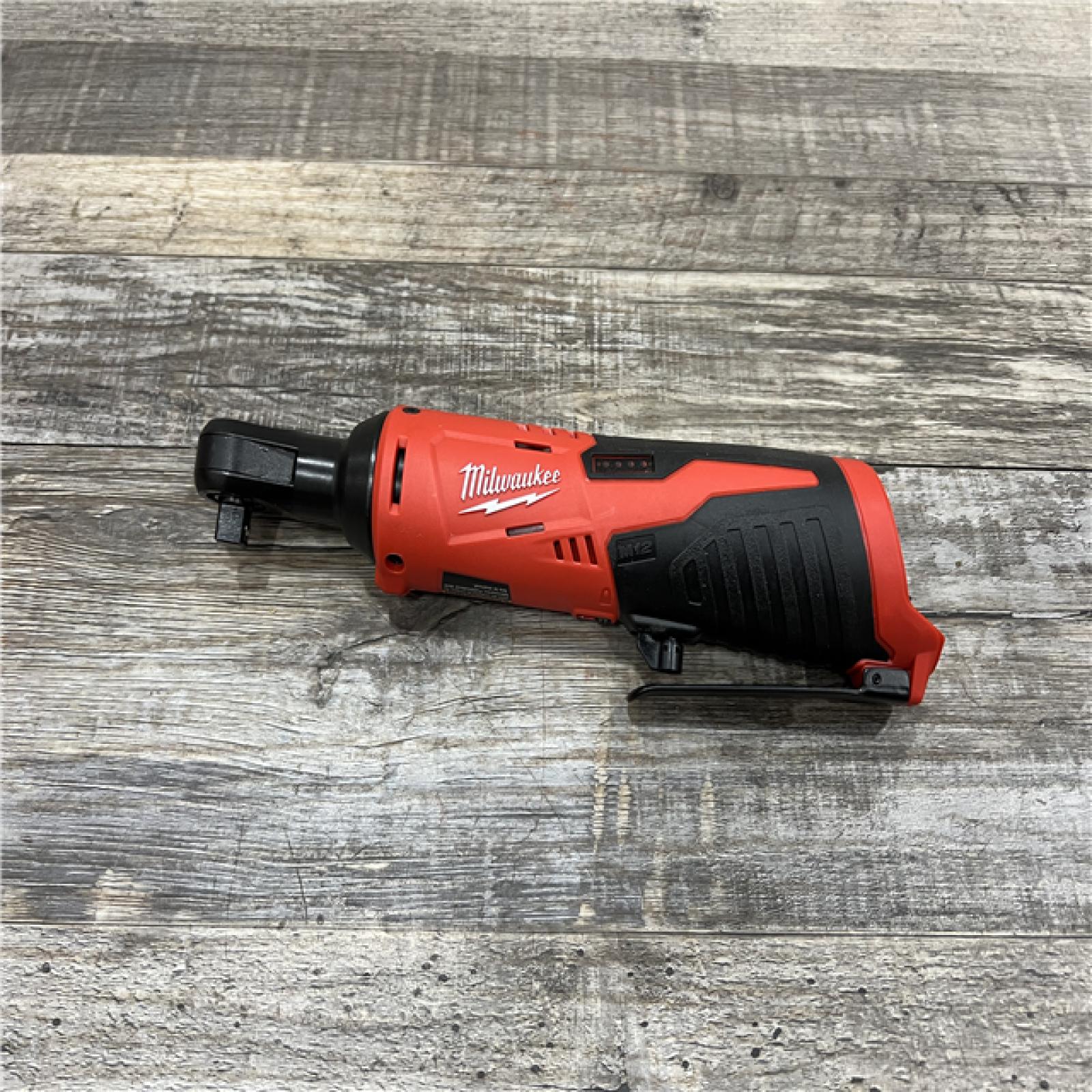 AS-IS MILWAUKEE 2457-20 .38 in. M12 Cordless Ratchet Only