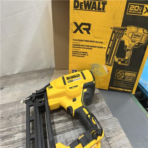 AS-IS DEWALT 20V MAX XR 16-Gauge Lithium-Ion Cordless Finish Nailer (Tool Only)