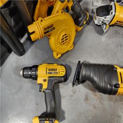 HOUSTON LOCATION - AS-IS (APPEARS LIKE NEW) DEWALT 20V MAX Lithium-Ion Brushed Cordless (10-Tool) Combo Kit