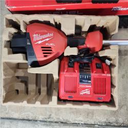 HOUSTON LOCATION - AS-IS (APPEARS LIKE NEW) Milwaukee M18 FUEL 18V Brushless Cordless 17 in. Dual Battery Straight Shaft String Trimmer Kit