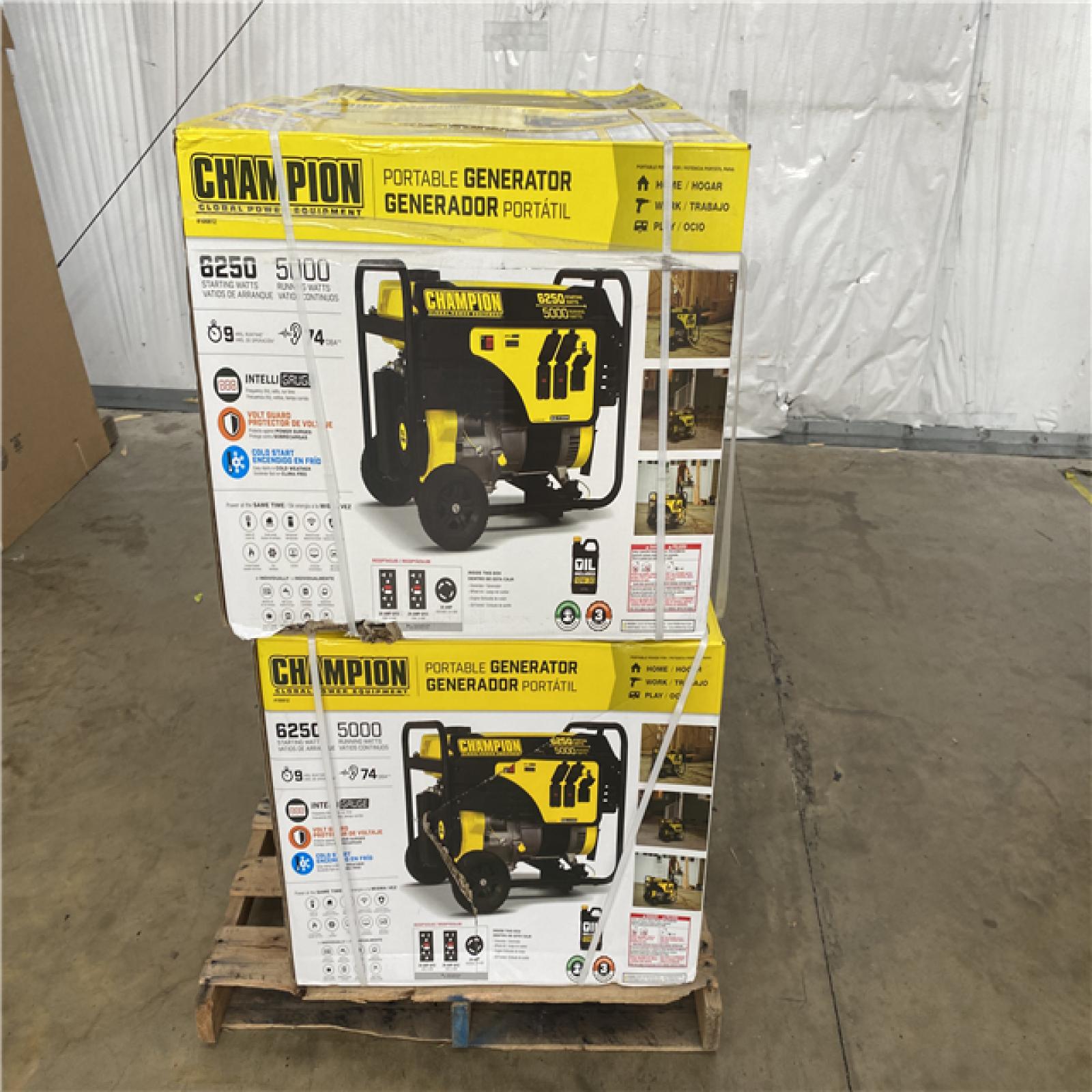 Houston Location AS IS - Champion Generator 6250 Watts