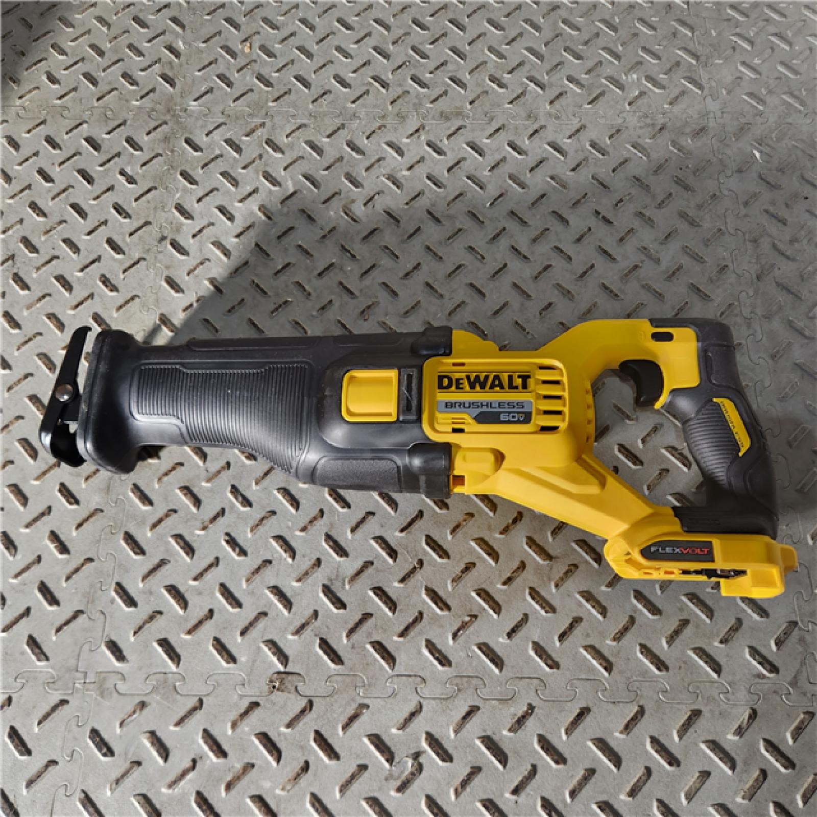 Houston location AS-IS DeWalt DCS389B FLEXVOLT 60V MAX Cordless Brushless Reciprocating Saw (Tool-Only)