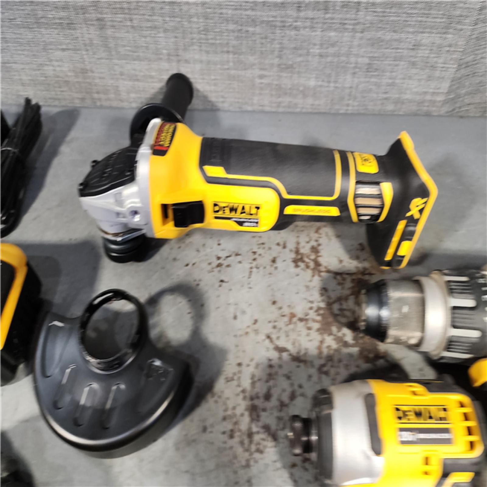 HOUSTON LOCATION - AS-IS DEWALT 5 TOOL COMBO KIT W/ (2) BATTERY & CHARGER