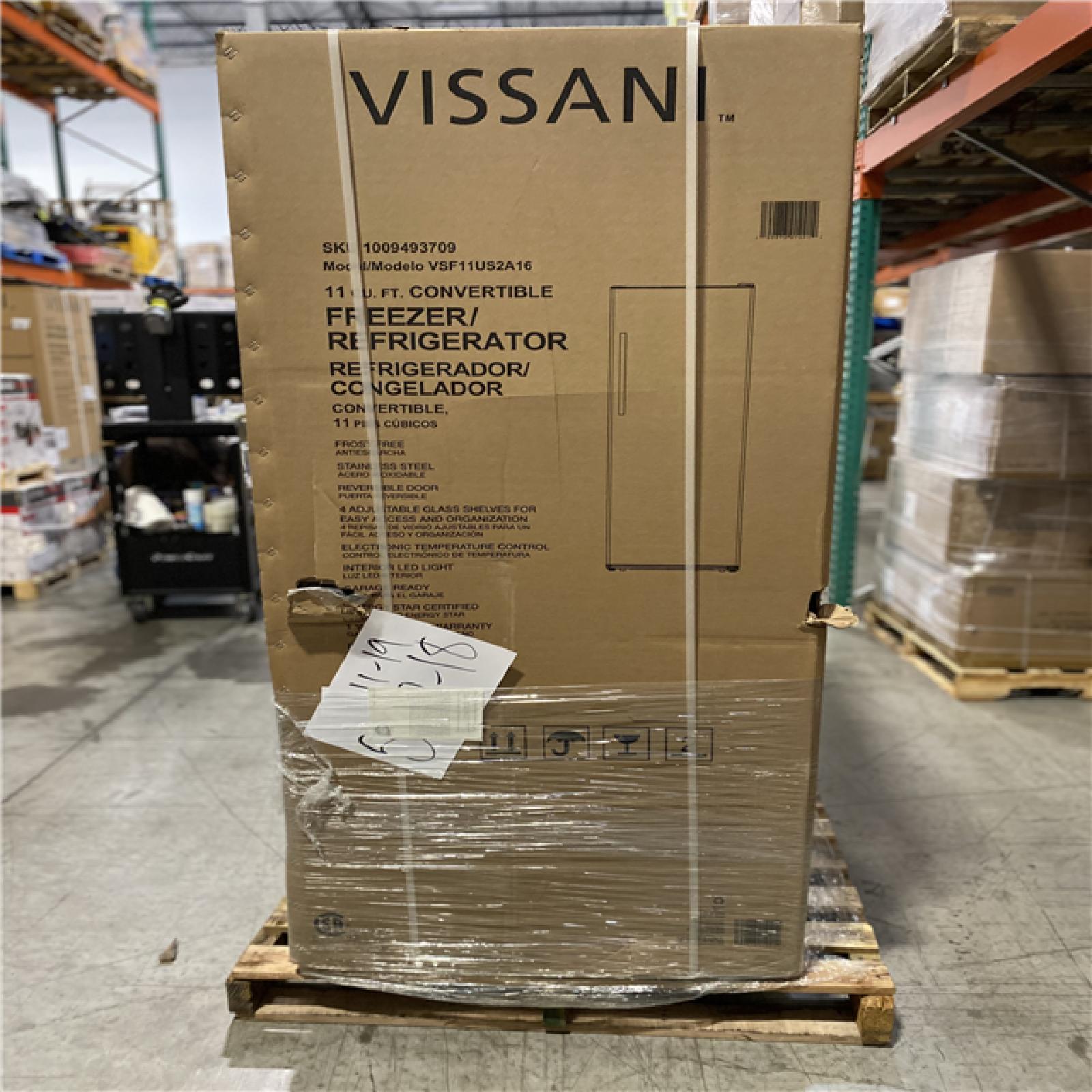 DALLAS LOCATION - Vissani MIXED REFRIGERADOR PALLET - (2 UNITS)