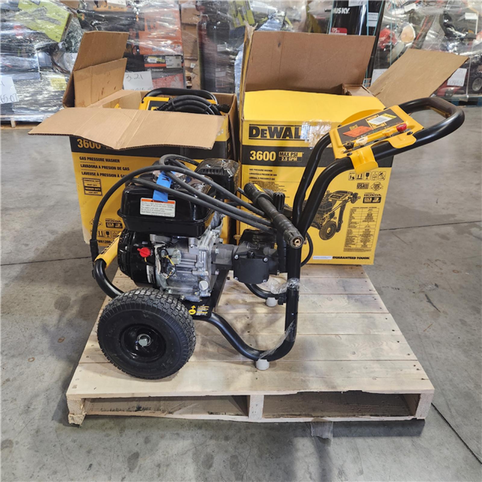 Dallas Location - As-Is DeWalt DXPW61299 3600 PSI 2.5 GPM Gas Pressure Washer(Lot Of 3)