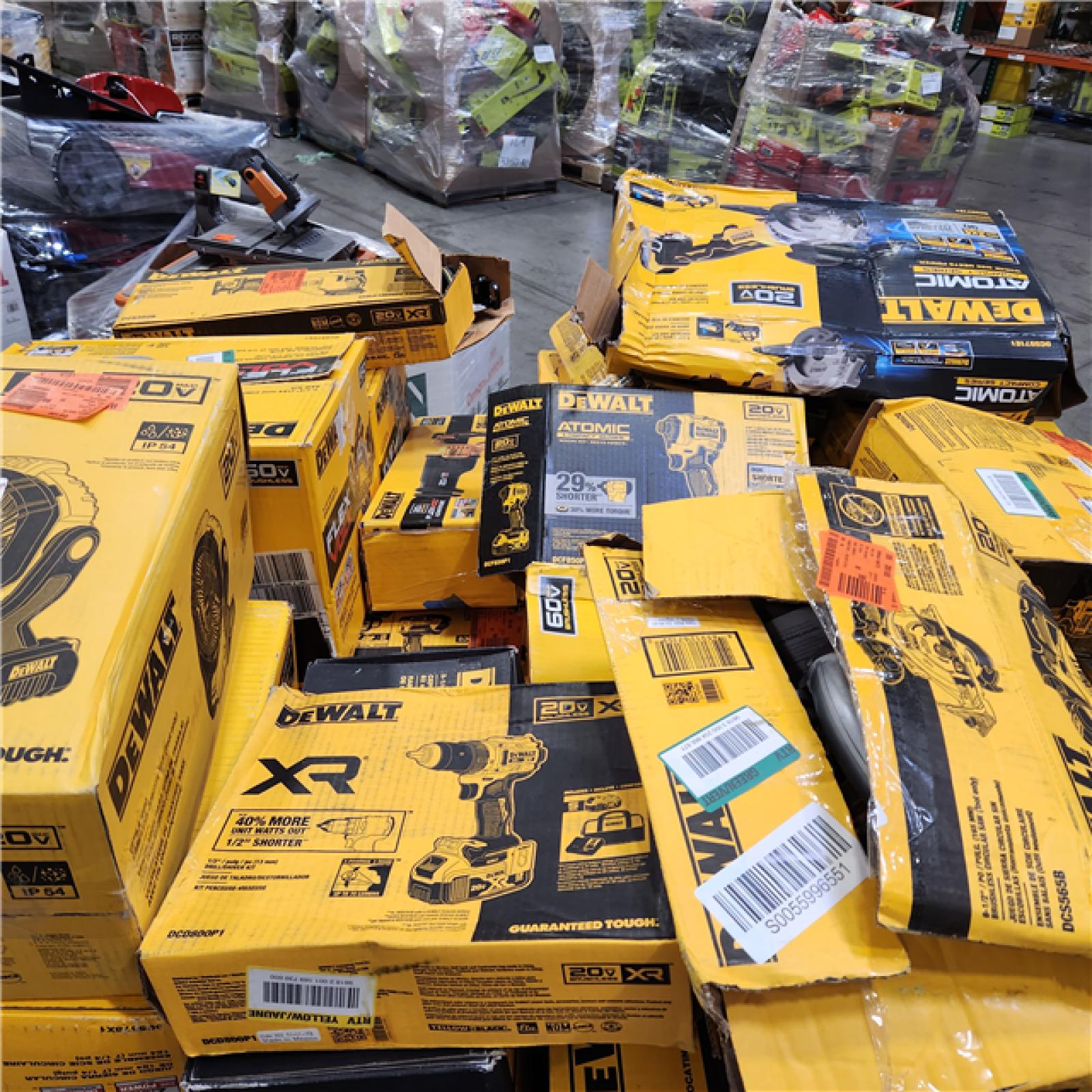 DALLAS LOCATION AS IS DEWALT TOOL PALLET 50 UNITS