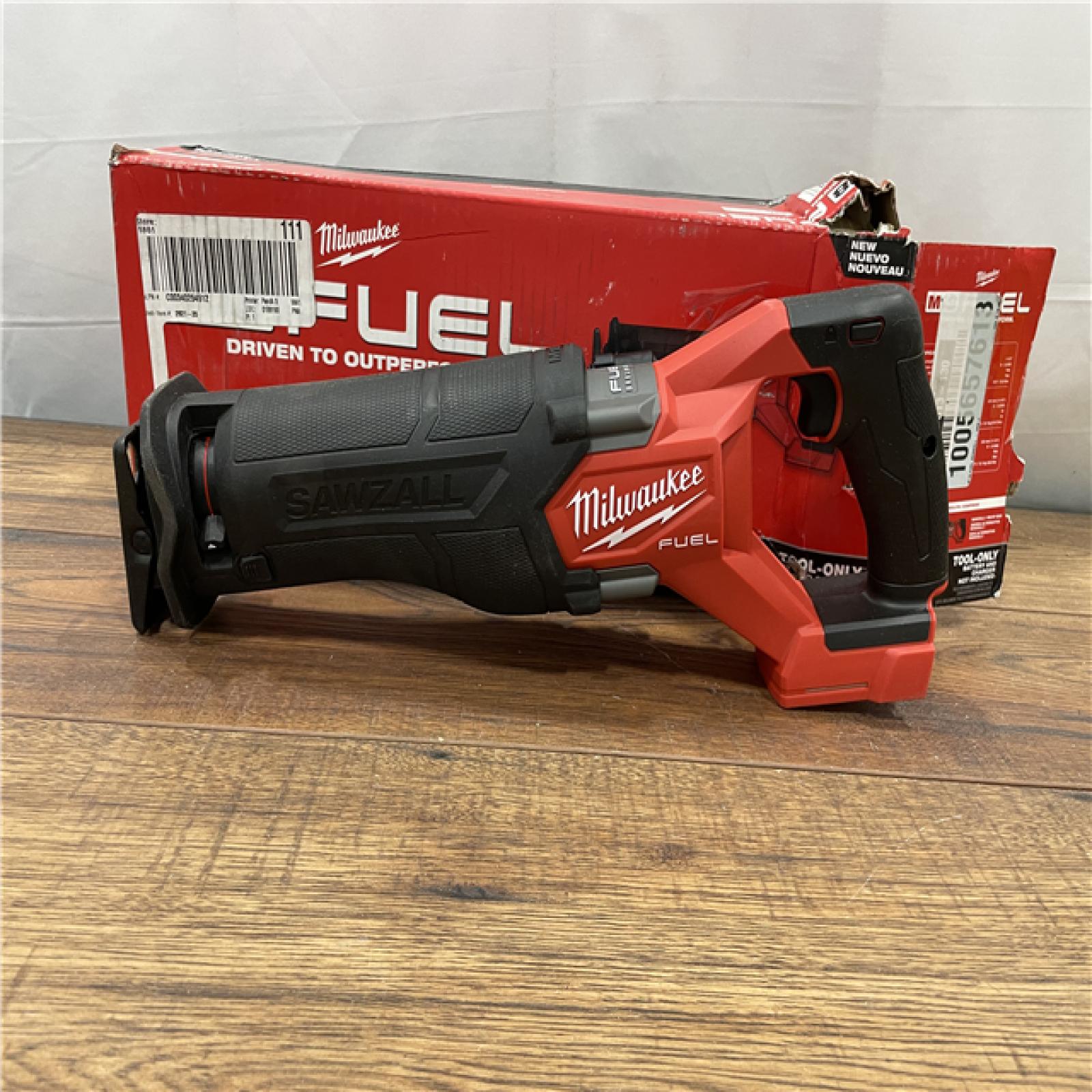 AS-IS Milwaukee M18 18V Fuel Sawzall 1-1/4  Reciprocating Saw Cordless Lithium-Ion Brushless