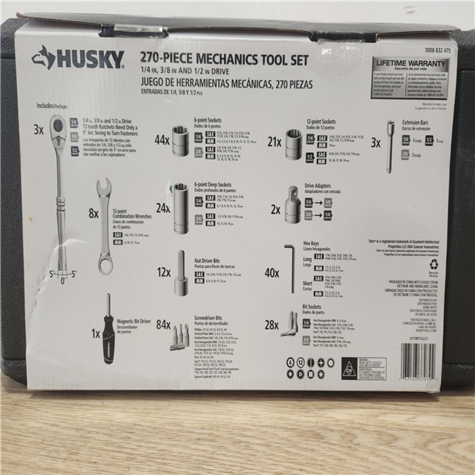 Phoenix Location NEW Husky Mechanics Tool Set (270-Piece)