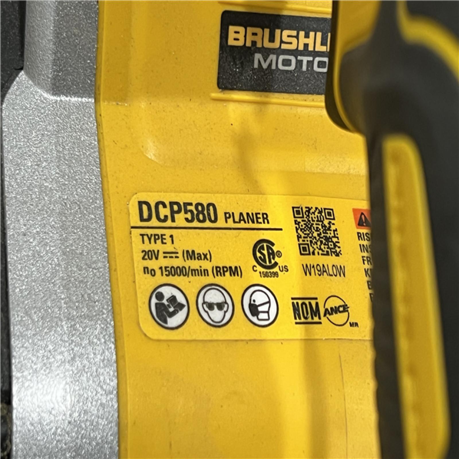 AS-IS DEWALT DCP580B 20V MAX Lithium Ion Brushless Planer