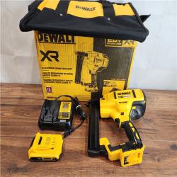 AS-IS DEWALT 20V MAX XR Brushless Cordless 18-Gauge Narrow Crown Stapler Kit