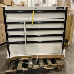 DALLAS LOCATION - HUSKY 25 IN 9 DRAWER ROLLER CABINET - WHITE