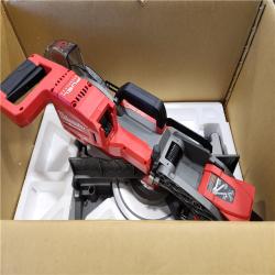 AS-IS Milwaukee M18 FUEL Cordless Brushless Dual-Bevel Sliding Compound 10 in. Miter Saw Kit