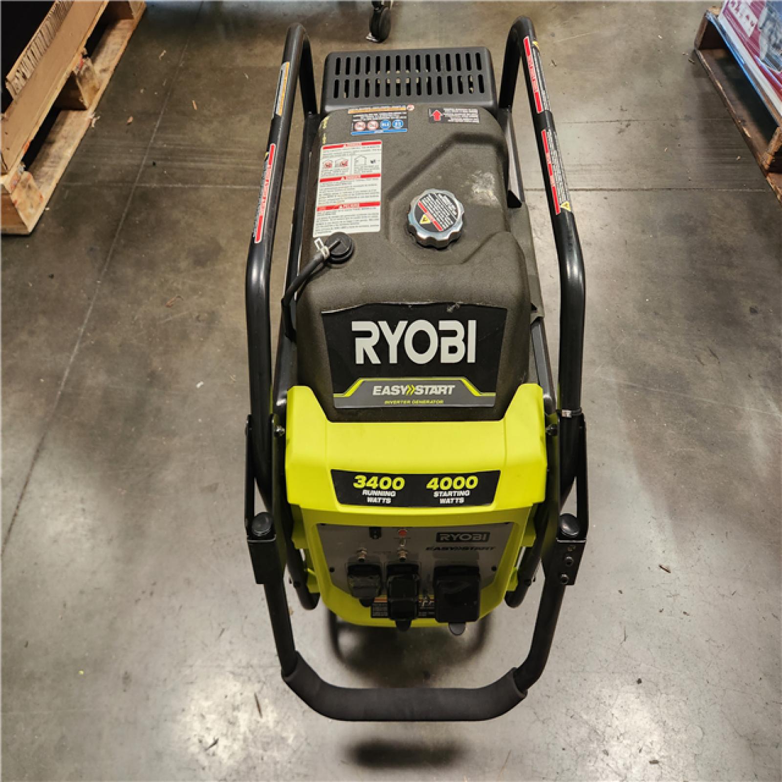 California AS-IS Ryobi 3400 Running Watt 4000 Starting Watt Power Inverter Generator