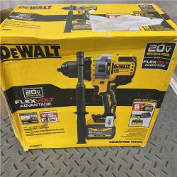 Houston location AS-IS Dewalt FLEXVOLT 20 Volt 1/2 in. Brushless Cordless Hammer Drill/Driver Kit (Battery & Charger)