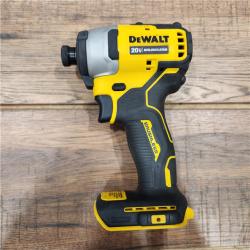 AS-IS DEWALT ATOMIC 20V MAX* Brushless Cordless Compact 1/4 in. Impact Driver Kit