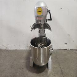 Phoenix Location VEVOR 30 Qt. Commercial Dough Mixer 3-Speeds Adjustable Mixer Silver Electric Stand with Stainless Steel for Restaurants