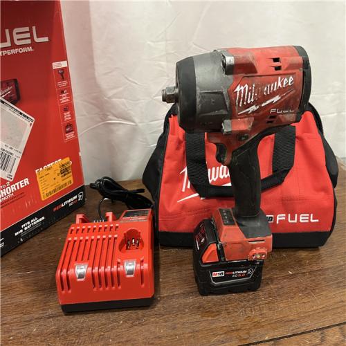 AS-ISMilwaukee M18 1/2 in. Cordless Brushless High Torque Impact Wrench Kit (Battery & Charger)