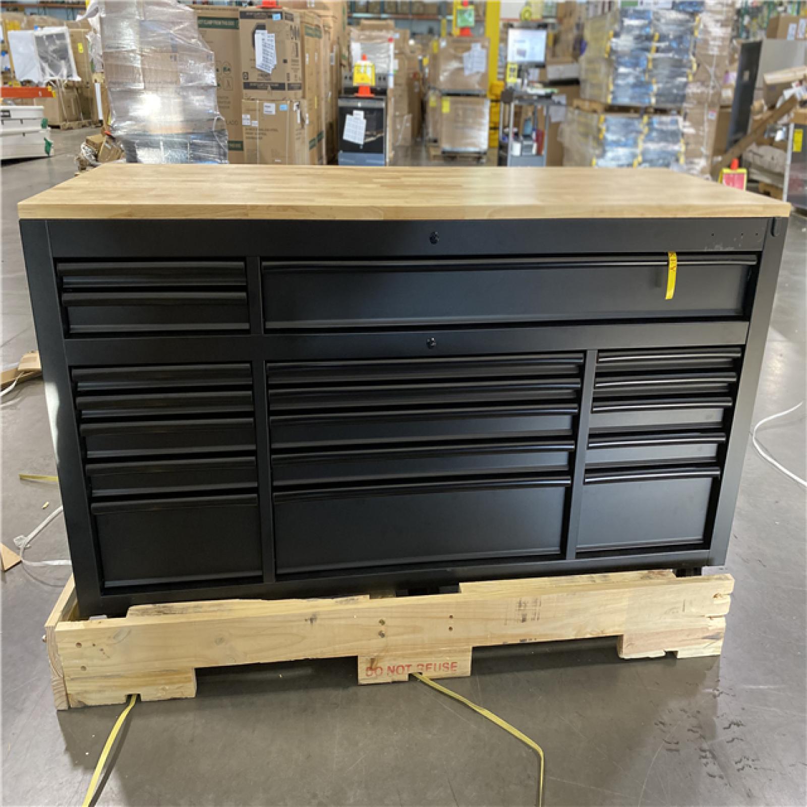 DALLAS LOCATION - Husky 72 in. W x 24 in. D Heavy Duty 18-Drawer Mobile ...