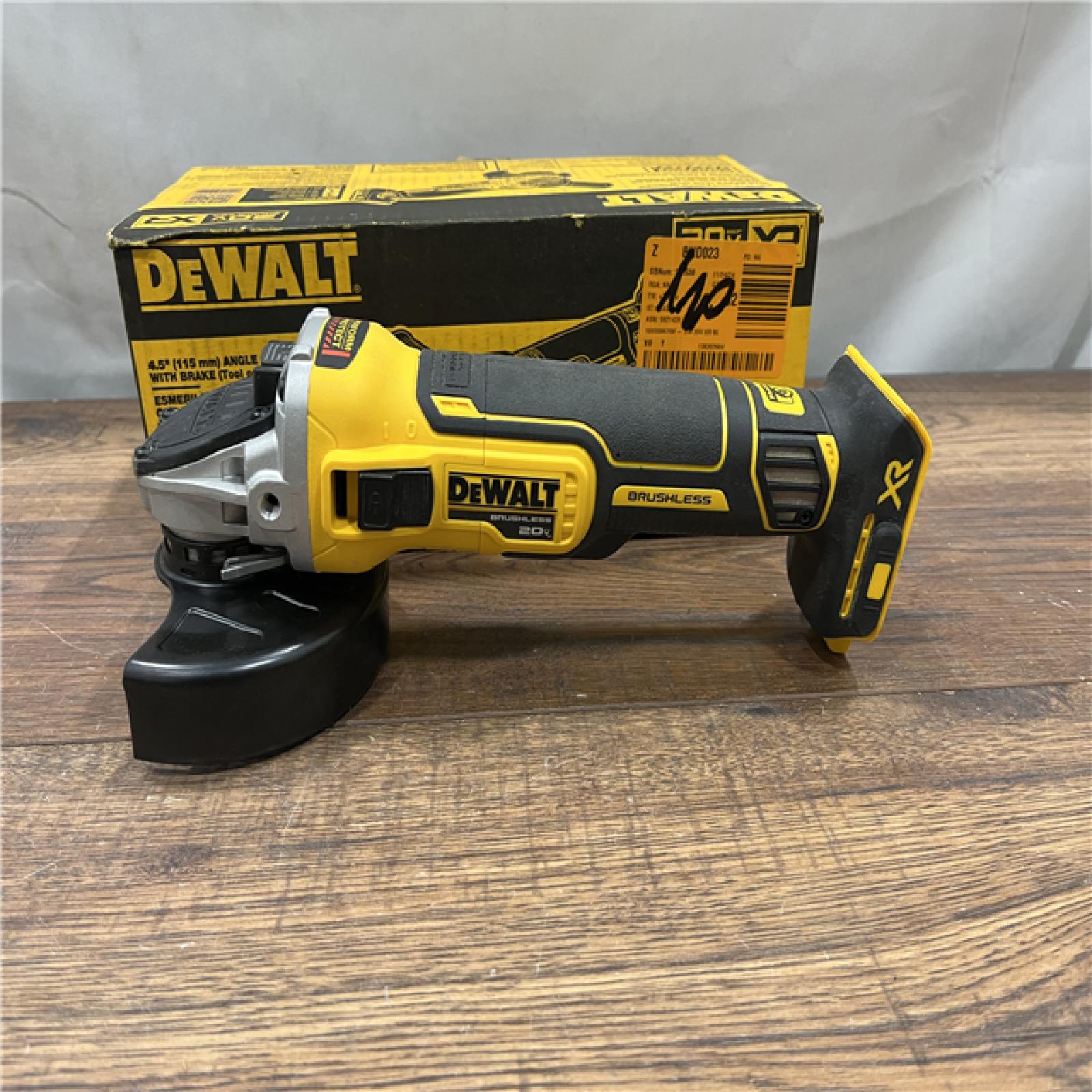 AS-IS DeWalt DCG405B 20V Max XR 4.5-Inch Slide Switch Small Angle Grinder (Tool Only)