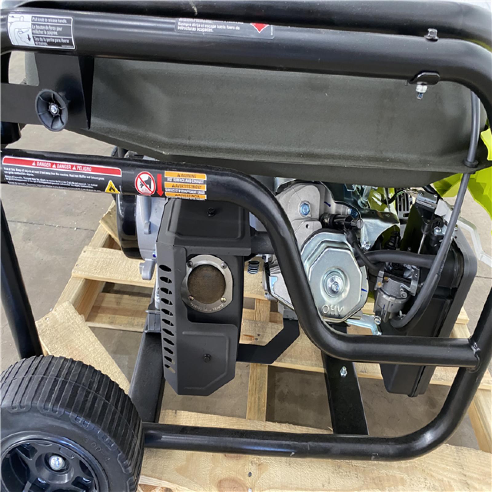 Houston Location - AS-IS Ryobi Easy Start 6,500 Running Watts 8,125 Starting Watts Generator