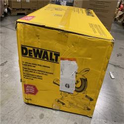 DALLAS LOCATION - DEWALT 15 Amp Corded 12 in. Double Bevel Sliding Compound Miter Saw, Blade Wrench and Material Clamp