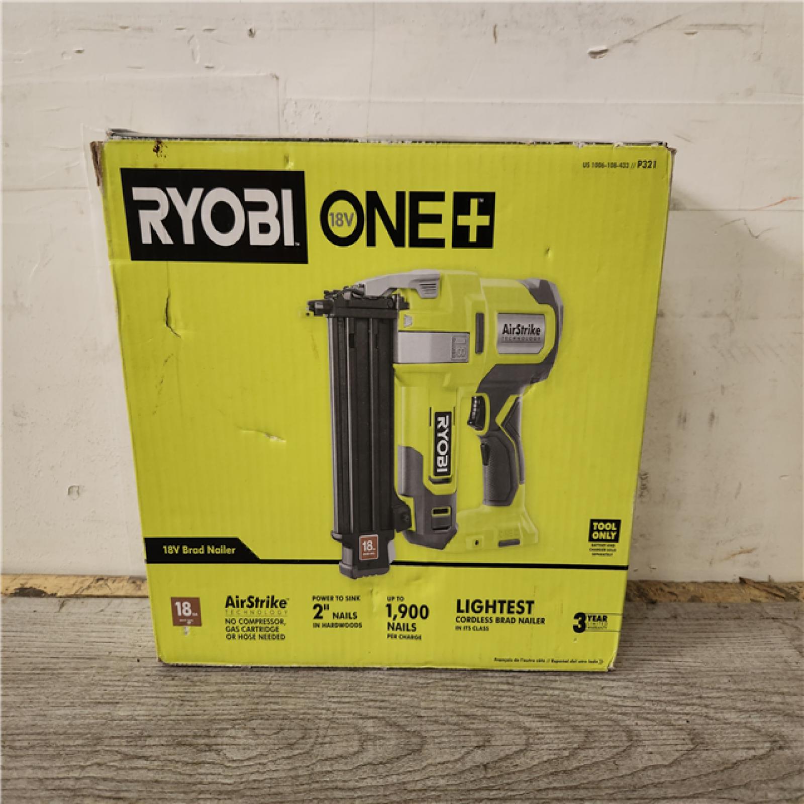 Phoenix Location RYOBI ONE+ 18V 18-Gauge Cordless AirStrike Brad Nailer (Tool Only)