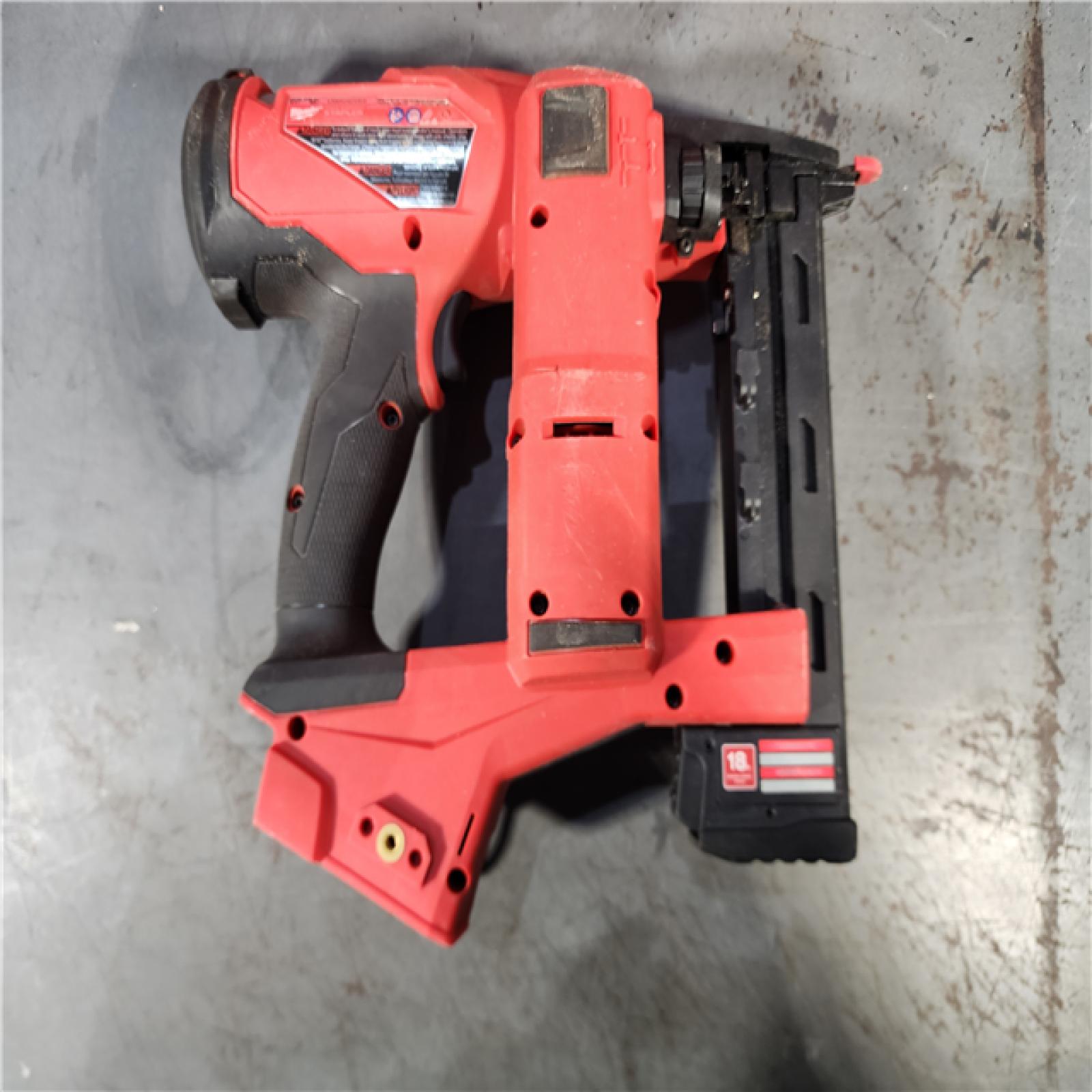 HOUSTON LOCATION - AS-IS M18 FUEL 18-Volt Lithium-Ion Brushless Cordless 18-Gauge 1/4 in. Narrow Crown Stapler (Tool-Only)