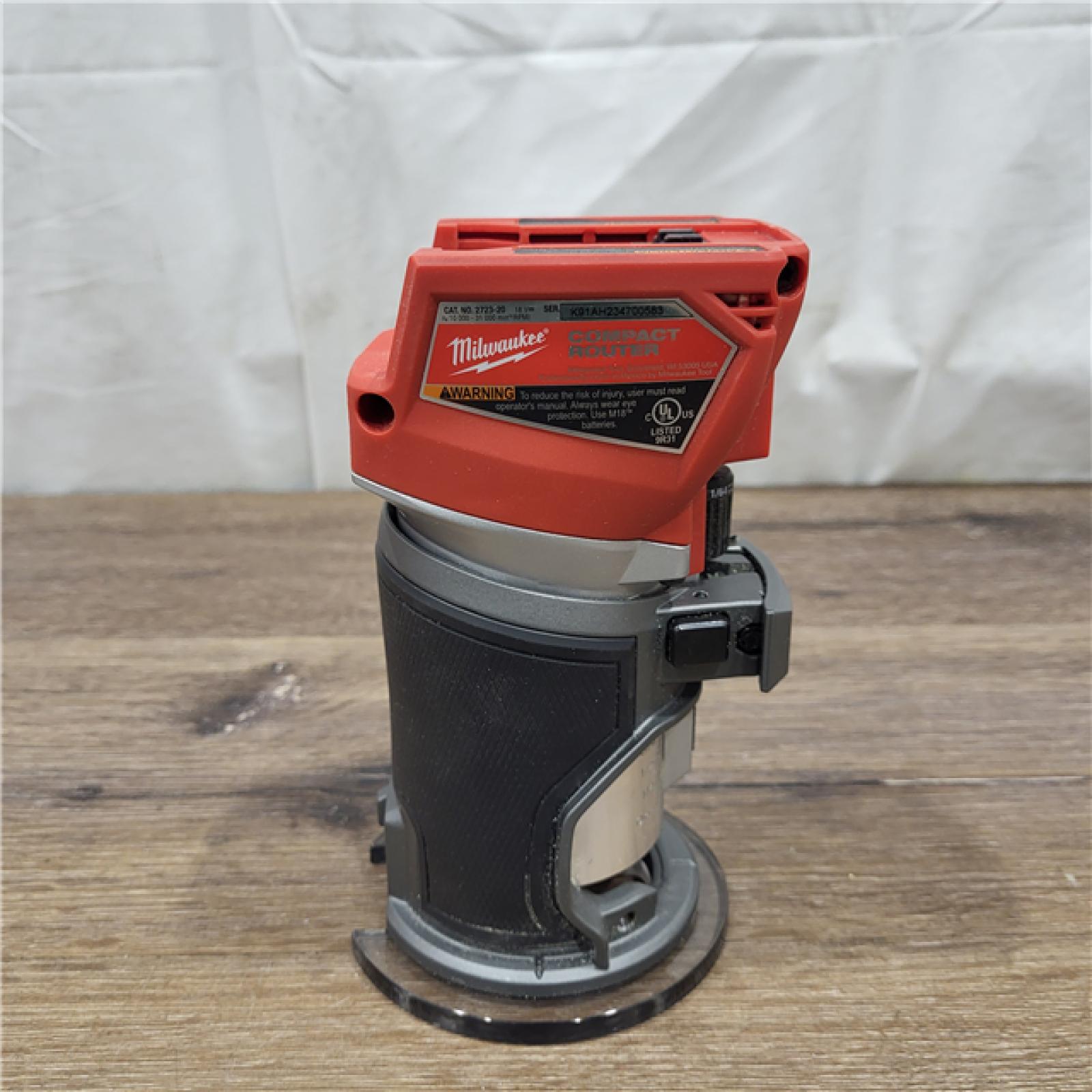 AS-IS Milwaukee M18 FUEL Compact Router Bare