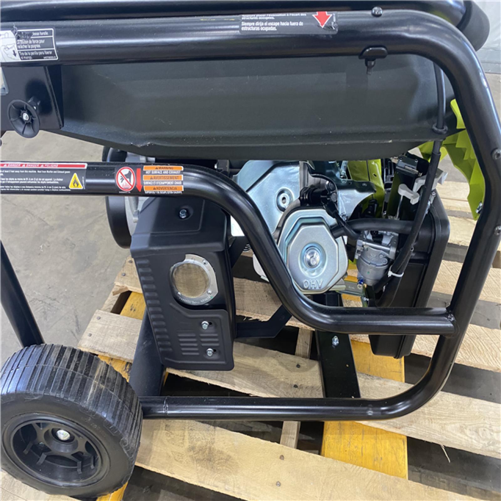 Houston Location - AS-IS Ryobi Easy Start 6,500 Running Watts 8,125 Starting Watts Generator