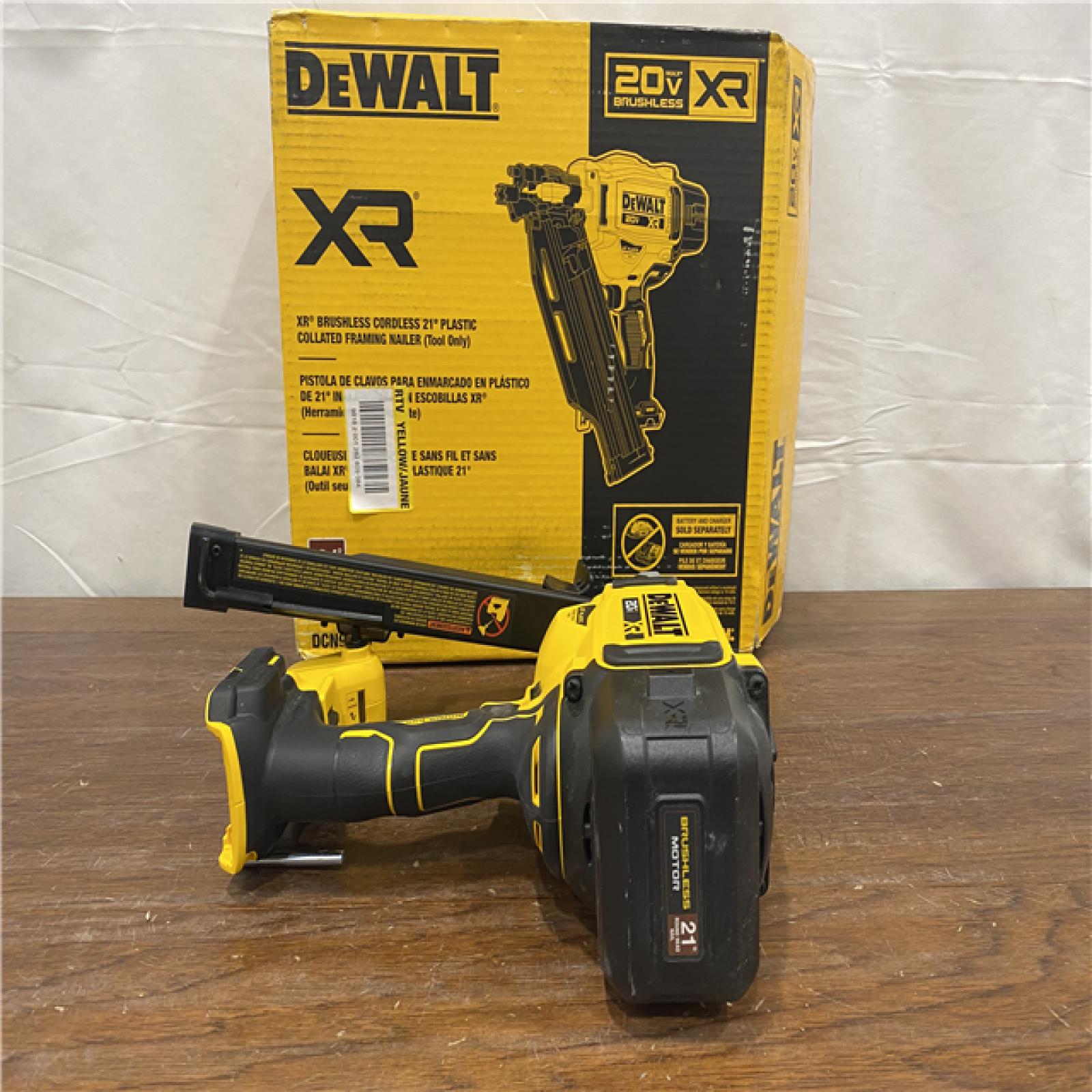 AS-IS DEWALT 20-Volt 21Â° Cordless Framing Nailer (Tool-Only)