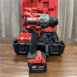 AS-IS Milwaukee  Hammer Drill Driver Kit with Batteries  Charger & Tool Case